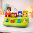 Zabawka Interaktywna Edukacyjna Dla Malucha Wyskakujące Zwierzęta Farma LEAN Toys
