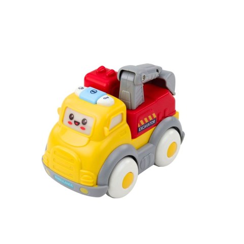 Zestaw Autka Miejskie Dla Malucha Napęd Ruchome Elementy Światła Dźwięki LEAN Toys