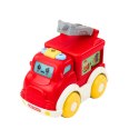 Zestaw Autka Miejskie Dla Malucha Napęd Ruchome Elementy Światła Dźwięki LEAN Toys