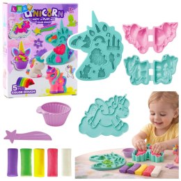 Zestaw Kreatywny DIY Masa Plastyczna Jednorożec Foremki Akcesoria LEAN Toys