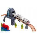 Zestaw Pociąg Kolejka Elektryczna Park Dinozaurów Światła Dźwięki 76 cm LEAN Toys
