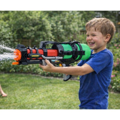 Duży Pistolet Karabin Broń Na Wodę Zielony Zasięg 6m 1,25 L 60 cm LEAN Toys