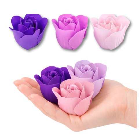 Flower Box Wieczne Pachnące Róże Kwiaty w Pudełku Fioletowe 18 szt. LEAN