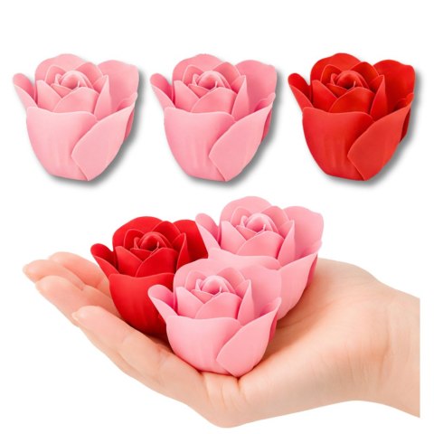 Flower Box Wieczne Pachnące Róże Kwiaty w Pudełku Różowe Czerwone 18 szt. LEAN