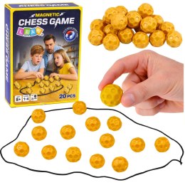 Gra Magnetyczna Logiczna Rodzinna 20 Magnetycznych Pionków LEAN Toys