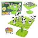 Gra Zręcznościowa Balansujące Skaczące Pandy Drzewo 50el LEAN Toys