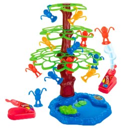Gra Zręcznościowa Rodzinna Skaczące Małpki Drzewo Jeziorko LEAN Toys