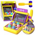 Gra Zręcznościowa Whack A Mole Automat Z Młotkiem Światła Dźwięki LEAN Toys