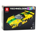 Klocki Konstrukcyjne Samochód Wyścigowy P1 GTR Żółty 351 el. LEAN Toys
