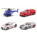 Parking Wielopoziomowy 4 Poziomy Z Windą Helikopter Autka 70 el. LEAN Toys