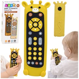 Pilot Interaktywny Edukacyjny Gryzak Światła Dźwięki Żyrafa LEAN Toys