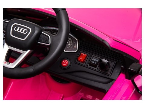 Samochód na akumulator Audi RS Q8 różowy LEAN CARS