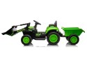 Traktor Na Akumulator Z łyżką BW-X002A Zielony LEAN CARS