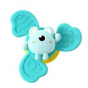 Zestaw Fidget Spinnery Grzechotki Wirujące Przyssawki Kolorowe 3 szt. Marka niezdefiniowana