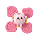 Zestaw Fidget Spinnery Grzechotki Wirujące Przyssawki Kolorowe 3 szt. Marka niezdefiniowana
