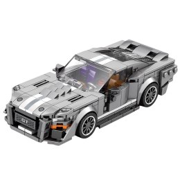 Zestaw Klocki Konstrukcyjne Samochód GT500 Szary 476 el. LEAN Toys