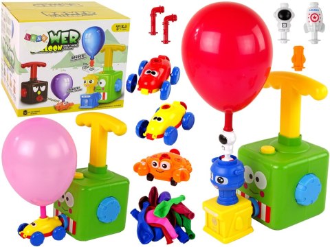 Balonowa Wyrzutnia Autka Samochód Aerodynamiczny LEAN Toys