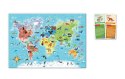 Gra edukacyjna Puzzle Quizy Zwierzęta Odkrywamy Świat Uczę się Bawiąc Język Polski Clementoni 50779 Clementoni