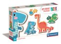 Moje Pierwsze Puzzle 2-3-4-5 DINOZAURY Clementoni 20834 Clementoni