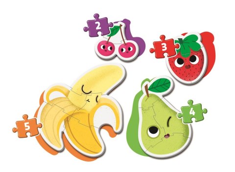 Moje Pierwsze Puzzle 2-3-4-5 OWOCE Clementoni 20815 Clementoni