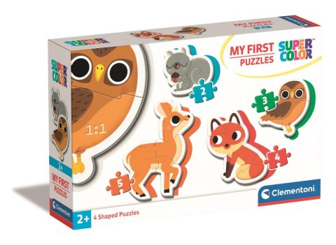 Moje Pierwsze Puzzle 2-3-4-5 ZWIERZĘTA LEŚNE Clementoni 20814 Clementoni