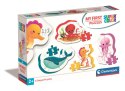 Moje Pierwsze Puzzle 2-3-4-5 ZWIERZĘTA MORSKIE Clementoni 20835 Clementoni