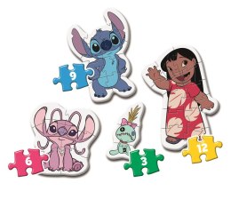 Moje Pierwsze Puzzle 3-6-9-12 DISNEY STITCH Clementoni 20595 Clementoni