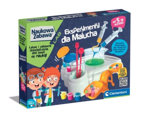 Naukowa Zabawa Eksperymenty Dla Malucha Język Polski Clementoni 50895 Clementoni