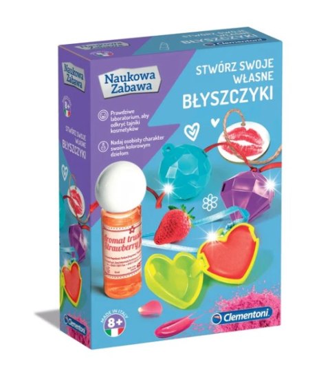 Naukowa Zabawa Zestaw Laboratorium Błyszczyki Język Polski Clementoni 50066 Clementoni