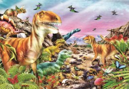 Puzzle 104 Super Color KRAINA DINOZAURÓW Clementoni 25768 Clementoni