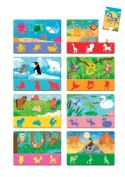 Puzzle Zwierzęta i Ich Cienie Uczę się Bawiąc Język Polski Clementoni 50762 Clementoni