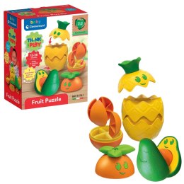 Zabawka Logiczna Kolorowe Owoce Awokado Ananas Pomarańcza Clementoni 17579 Clementoni