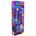 Gitara z Mikrofonem Strunami Wzmacniaczem Różowa LEAN Toys