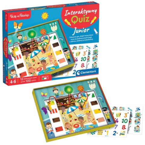 Gra edukacyjna Interaktywny Quiz Junior Język Polski Clementoni 50941 Clementoni