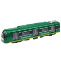 Metro Pociąg City Express Otwierane Drzwi Światła Dźwięki Zielony LEAN Toys