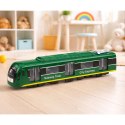 Metro Pociąg City Express Otwierane Drzwi Światła Dźwięki Zielony LEAN Toys