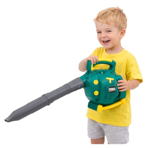 Ogrodowa Dmuchawa Do Liści Dla Dzieci Dmucha Dźwięki Zielona LEAN Toys