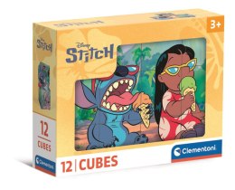 Puzzle 12 Klocków Sześcianów DISNEY STITCH Clementoni 41347 Clementoni