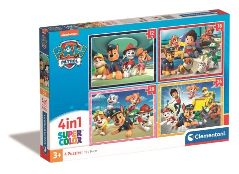 Puzzle 4w1 Super Color PSI PATROL Clementoni 21513 Clementoni