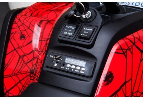 Quad na Akumulator XMX607 Czerwony Lakier Spider LEAN CARS