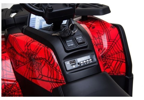 Quad na Akumulator XMX607 Czerwony Lakier Spider LEAN CARS