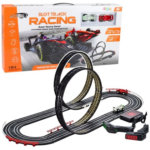 Tor Wyścigowy Zdalnie Sterowany RC Dla Dwóch Osób 1:64 388cm LEAN Toys