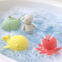 Zabawki Edukacyjne Do Kąpieli Sensoryczne Figurki Gumowe Pastelowe 4 szt. LEAN Toys