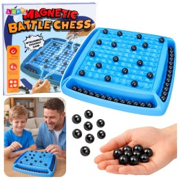 Gra Magnetyczna Kamienie Kulki Gra Planszowa Rodzinna Strategiczna 20 el. LEAN TOYS