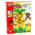 Gra Zręcznościowa Rodzinna Spadające Małpki Drzewo Palma Koło Losujące LEAN Toys