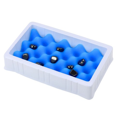 Gra Zręcznościowa Strategiczna Kamienie Magnetyczne Z Planszą 40 el. LEAN Toys