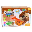 Gra Zręcznościowa Zły Pies Na Baterie Buldog Brązowy LEAN Toys