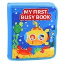 Książeczka Edukacyjna Sensoryczna Filcowa 3D Zwierzęta Morskie LEAN Toys