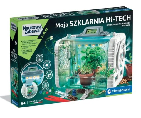 Naukowa Zabawa Laboratorium Szklarnia HI-TECH Botanika Doświadczenie Język Polski Clementoni 50915 Clementoni