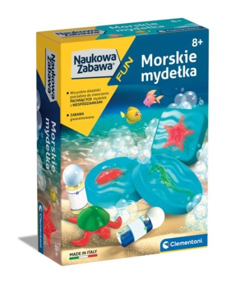 Naukowa Zabawa Zestaw Morskie Mydełka Język Polski Clementoni 50709 Clementoni